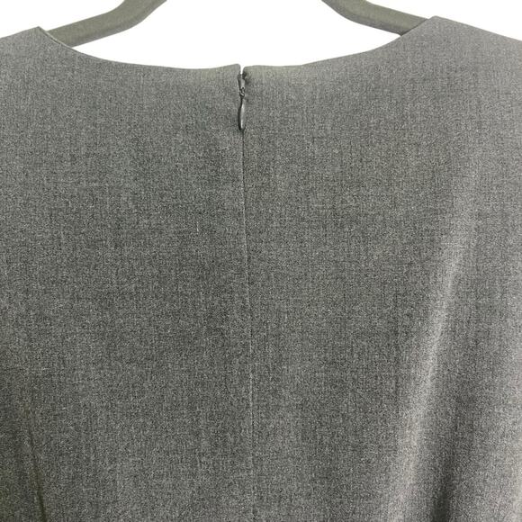 SOHO Apparel Black Sleeveless Ruffle Neck Knee Length Dress Womens Size 10P - Picture 6 of 9